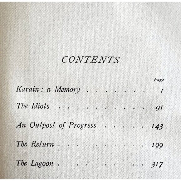 Tales Of Unrest Joseph Conrad 1898 First Edition 1st Print Victorian HC Book E63 - Picture 5 of 6